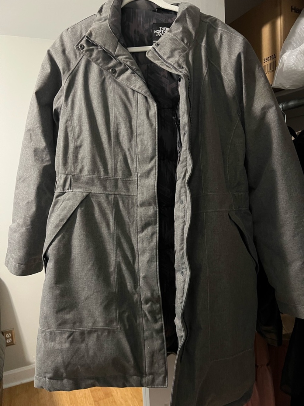 The North Face Black and Gray Women's Jacket